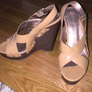 BCBG platform sandals